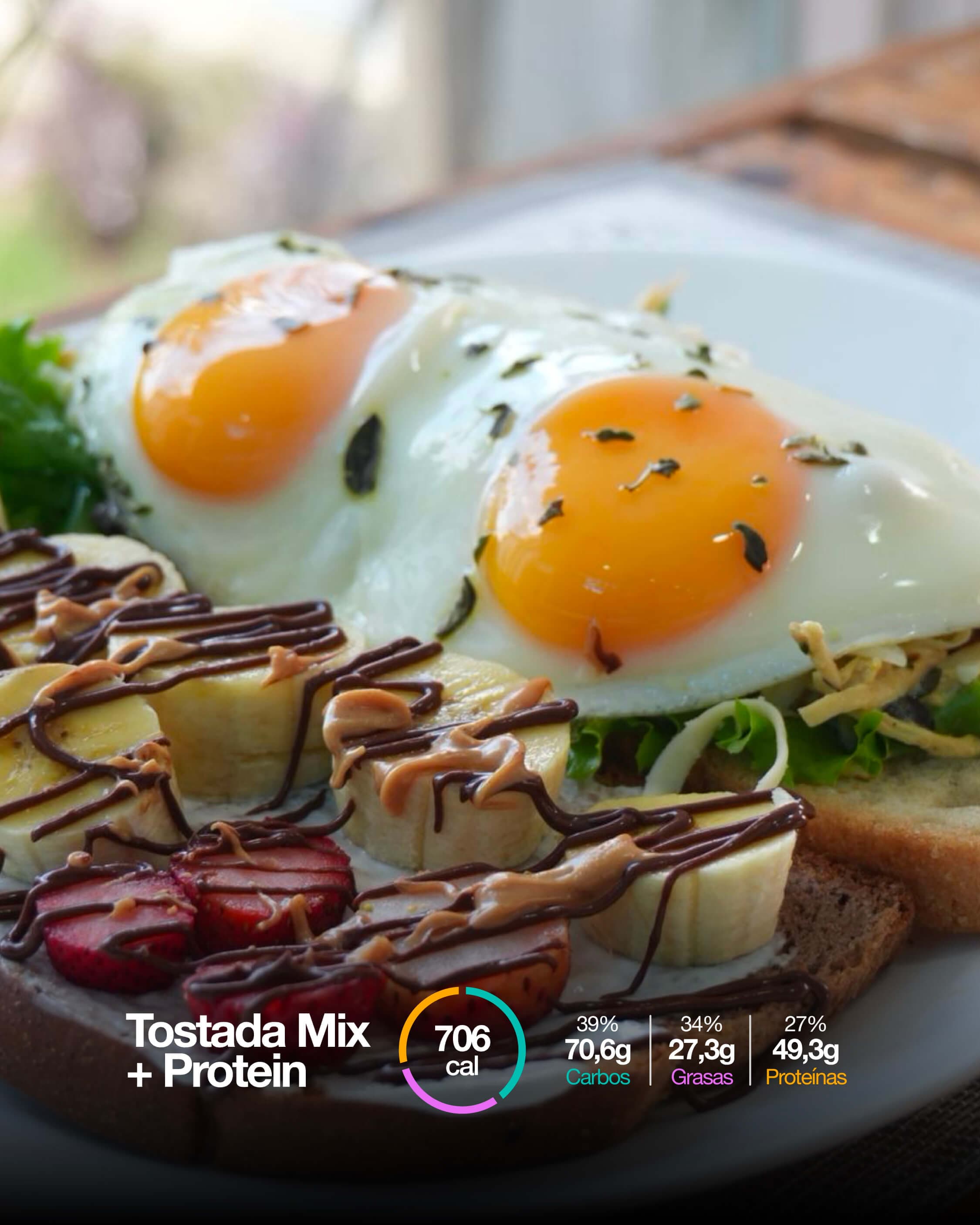 Tostada mix + Protein